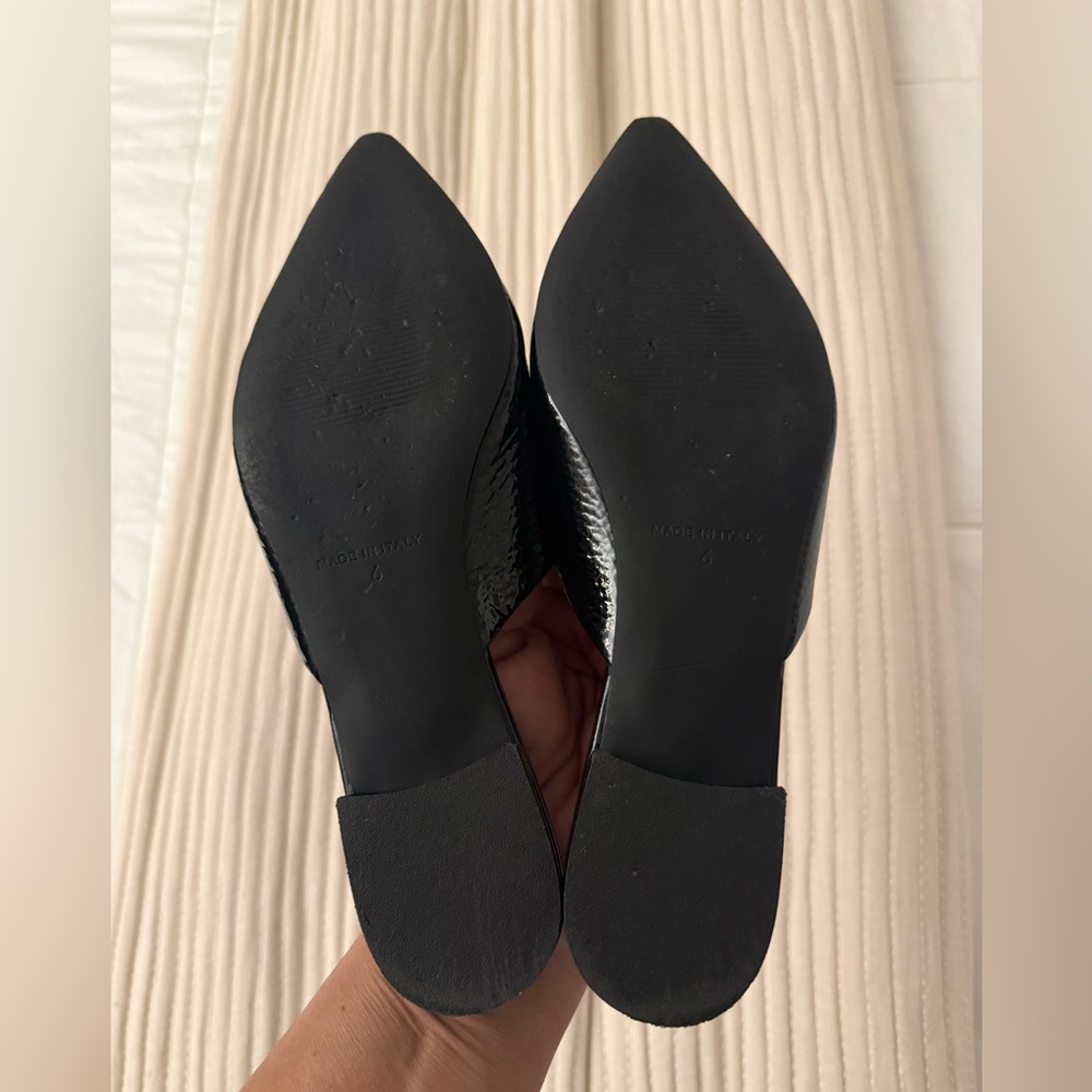 Everlane Boss Loafer Mule Black Patent Leather 
Size 6 - Picture 8 of 11